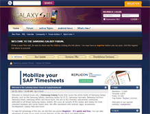 Tablet Screenshot of galaxyforums.net